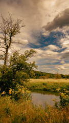 Krajobraz nad rzeką Parsęta © lech