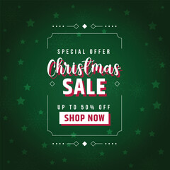 Christmas Sale Special Offer Up to 50 Off Promotion