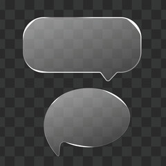 Glossy Rounded Talk Bubbles with 3D Effect