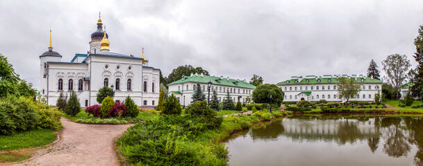Spaso-Eleazarovsky Convent. Elizarovo village, Pskov Oblast, Russia