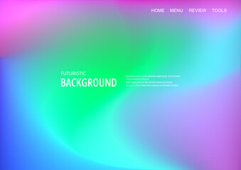 Fototapeta premium Abstract liquid background layout. Bright color blend. Blurred fluid effect. Gradient mesh. Mockup modern design template for posters, ad banners, brochures, flyers, covers, websites. EPS vector image