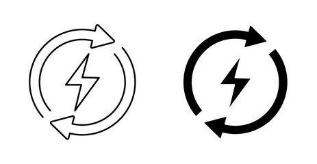 Circular Energy Arrow Icon