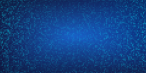 Modern abstract halftone background consists of different dots abstract