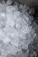 A delicious alcoholic cocktail at the bar. The bartender prepares cocktails