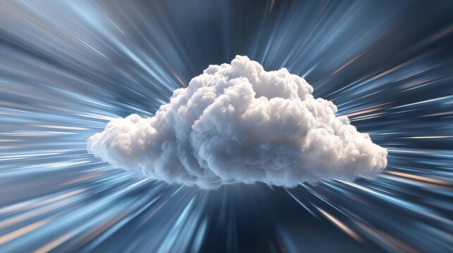 cloud computing transfer big data on internet futuristic digital technology generative ai - Powered by Adobe