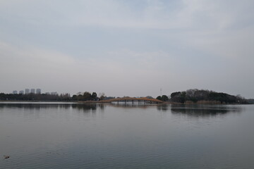 Obraz premium bridge on the river