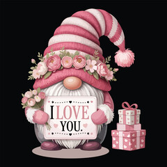 wedding cake with pink ribbon