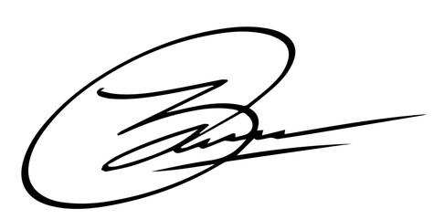 Overall Style and Form: The image features a highly stylized logo or signature, drawn with thick, flowing, connected lines, resembling calligraphy or artistic cursive.