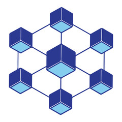 Blockchain Technology Concept