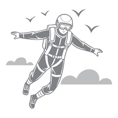 Skydiver in Freefall