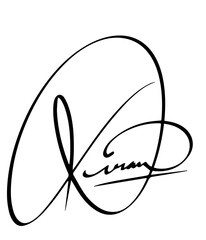 Overall Style and Form: The image features a highly stylized logo or signature, drawn with thick, flowing, connected lines, resembling calligraphy or artistic cursive.