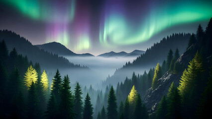 Swirling Orange Fire and Golden Light Trails on Black Background