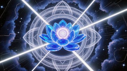 Serene cognitive brain health care with lotus showing neuroprotection neural defense and ultimate mental protection