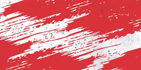 Abstract Pixelated Red And Blue Pattern With Diagonal Flows And Textured Gradients, Creating A Dynamic Visual Composition