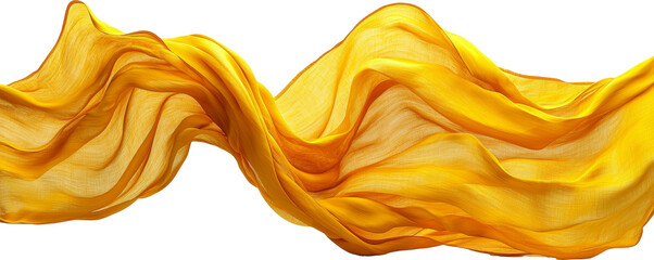 yellow fabric satin flowing 