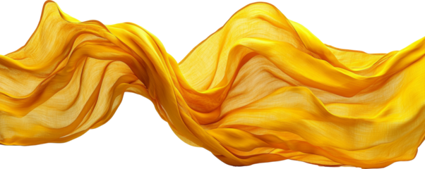 yellow fabric satin flowing 