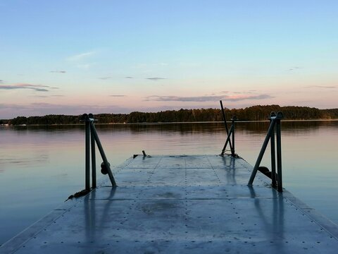 Steg am gro&szlig;em Lychensee