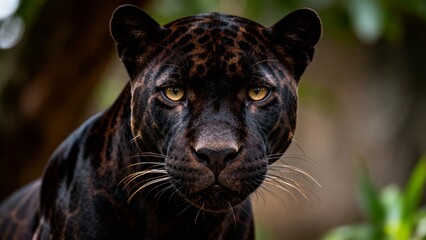 portrait of a panther