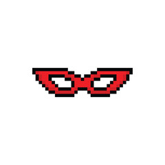 pixel art Carnival mask  8 bit vector icon for computer game logo