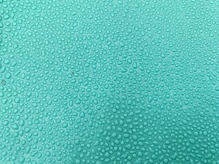 texture of raindrops on covering material