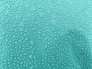 texture of raindrops on covering material