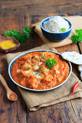 Butter Chicken mit Reis