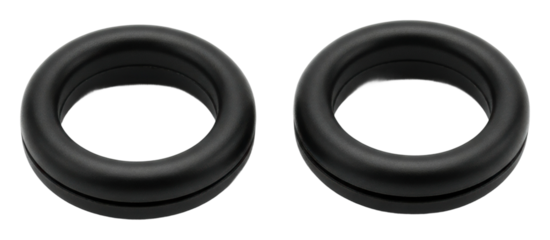 Rubber seals for industrial use workshop product isolated on transparent background