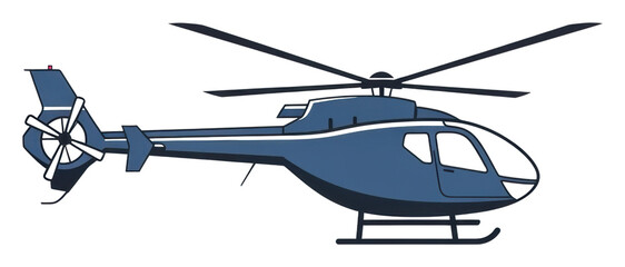 Helicopter flight practice urban area graphic aerial view isolated on transparent background