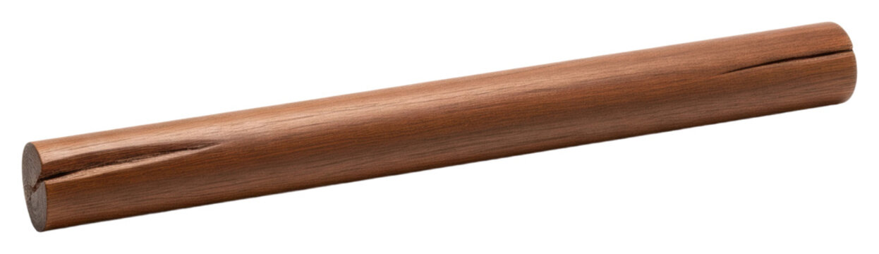 Crafting with a wooden dowel workshop diy project isolated on transparent background