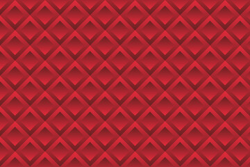 Seamless Red Geometric Diamond Pattern Background with Bold Gradient Texture