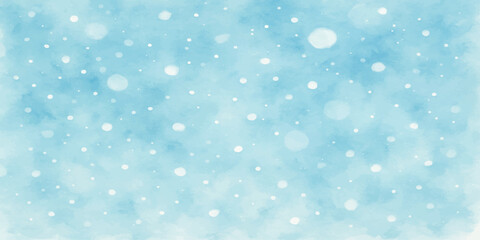 Bright abstract blue Christmas bokeh background pattern with glittering snowflakes and winter decoration