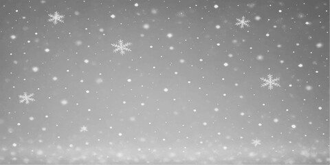 Blue winter celebration background with falling snowflakes and raindrops on a decorated Christmas window