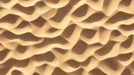 Warm sand dune texture background with flowing abstract ripples and soft shadow pattern evoking calm desert mood