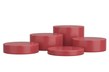 Modern Product Podium. 3D Backdrop. 3D illustration.