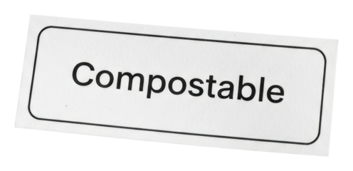Educational insights on compostable practices in urban environments isolated on transparent background