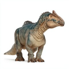 Fototapeta premium Stout Iguanodon Reconstruction on White Background
