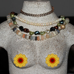 B&uuml;ste mit Schmuckst&uuml;cken mit KI erstellt+bearbeitet