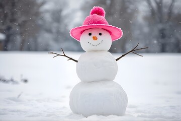 Fototapeta premium Snowman Selfies