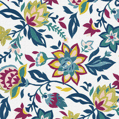 Modern and Original dip dye, tie dye, batik and shibori pattern on white canvas in high resolution
