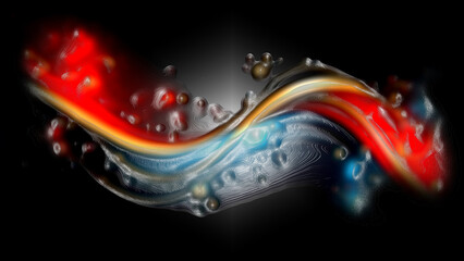 red and black dragon