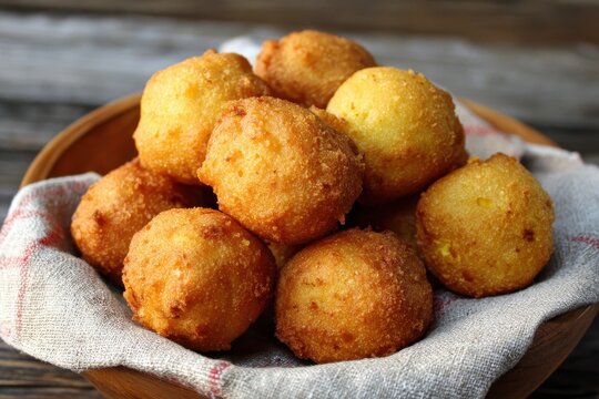 Classic Southern Hushpuppies: Golden Fried Cornbread Balls for a Delicious Side Dish