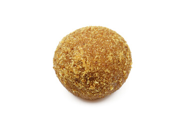 Honey and walnuts ball nugget isolated on white background