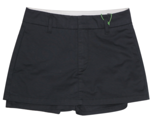 black shorts isolated on white background