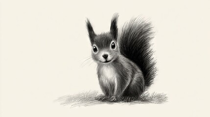 Obraz premium Squirrel Surprised