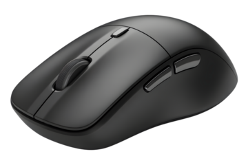 Wireless computer mouse. Isolated on transparent background, png