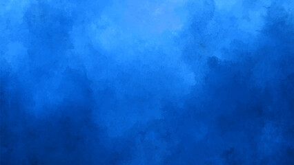Fototapeta premium Deep Blue Abstract Texture Background With Dark Navy & Electric Blue Cloud-like Gradient. Atmospheric Moody Smoke Effect. Digital Watercolor Style for Art & Wallpapers.