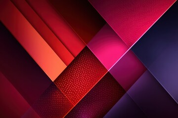 Abstract red and purple geometric background with diagonal blocks for modern, vibrant design and energy