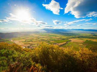 Fototapeta premium Alazani Valley in Kakheti region, Georgia