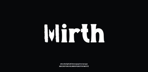 A quirky, uneven display font with a playful and cheerful charm.
