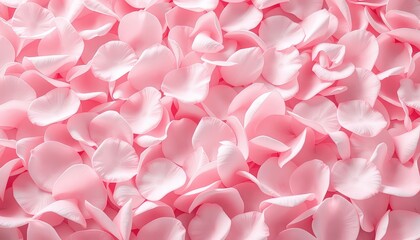 Obraz premium A soft and delicate scattering of light pink floral petals creating a beautiful textured background